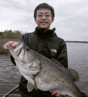 Big Bass for this little angler